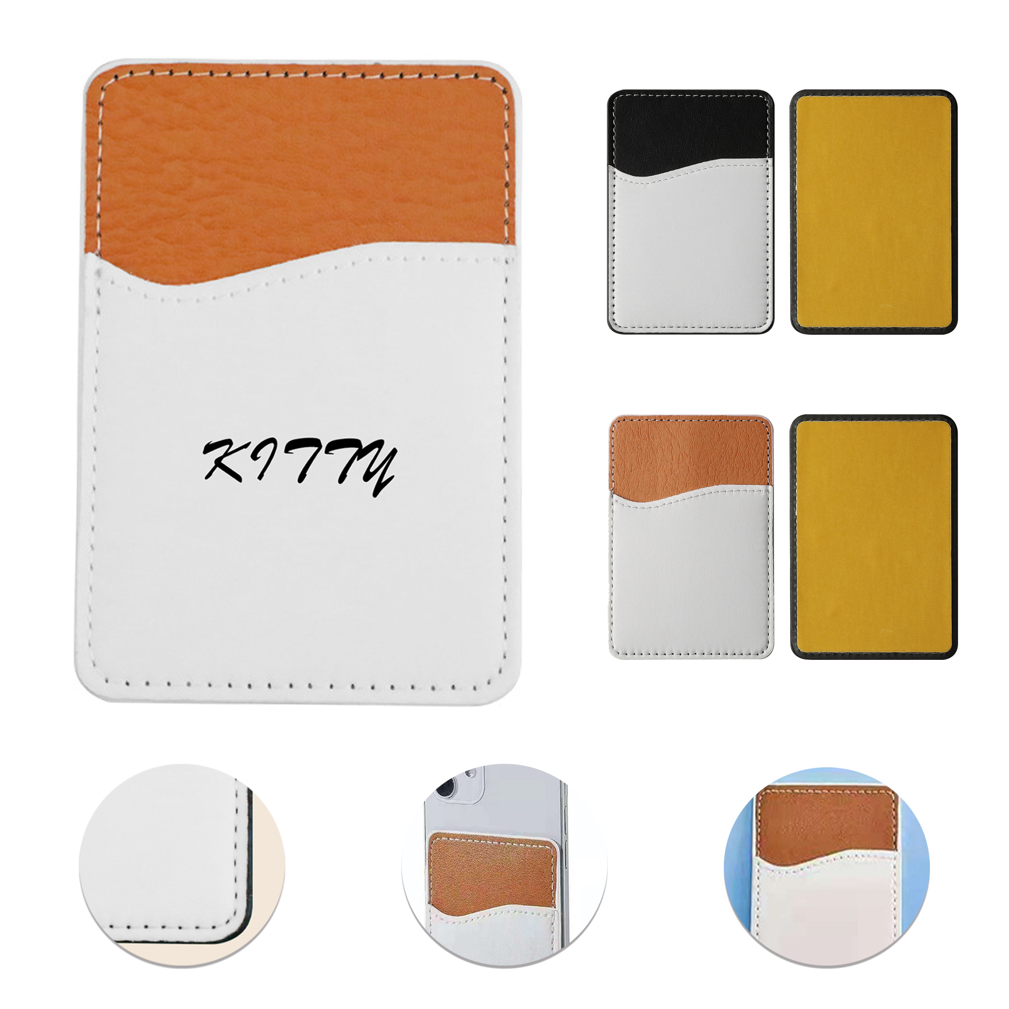 Leatherette Phone Wallets