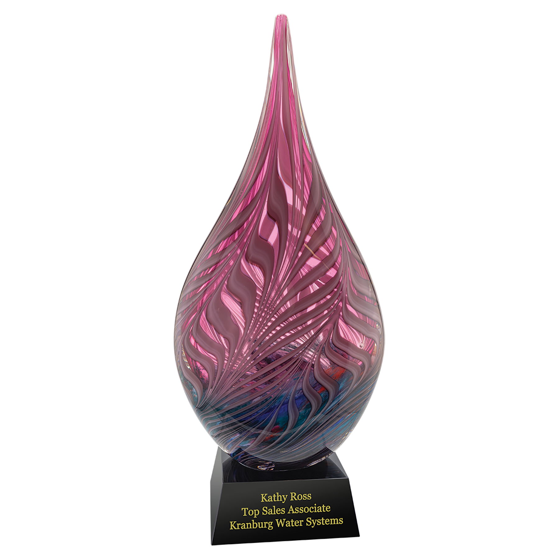 Whole Hearted Art Glass 9" 1