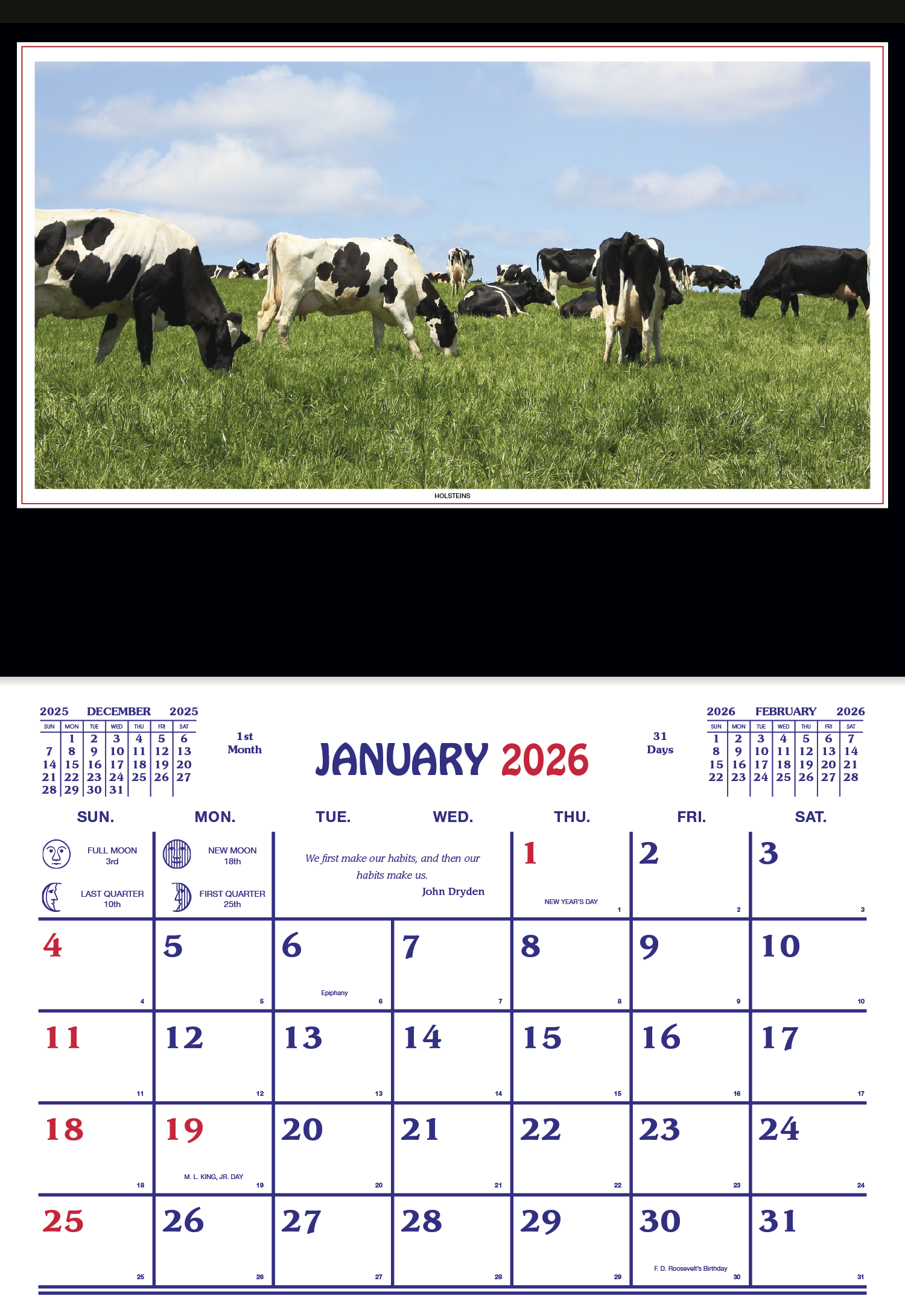 Skinner & Kennedy™ Farm Calendar