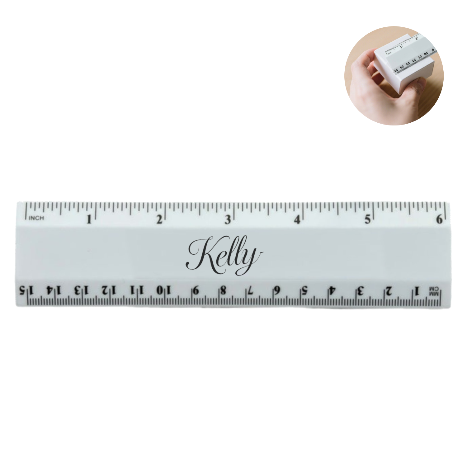Plastic Dual Scale Ruler 3