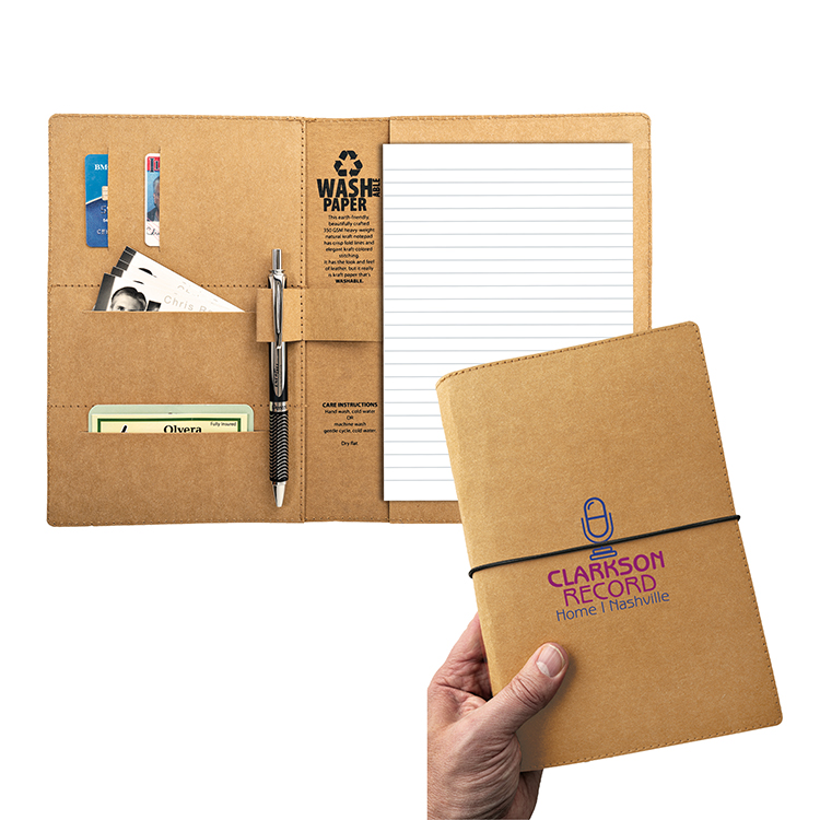 Washable Kraft Paper Padfolio