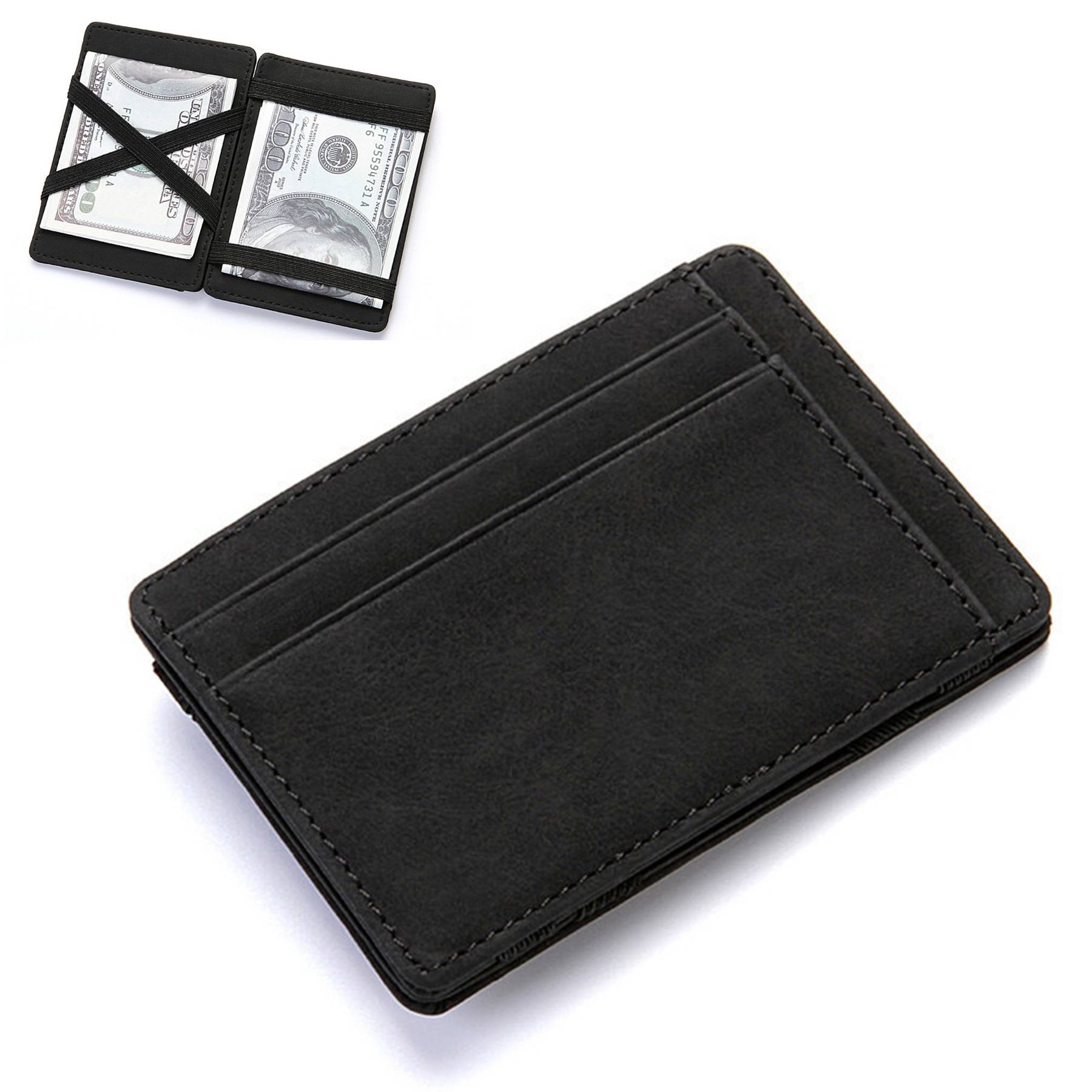 PU Creative Magic Flip Wallet with Anti-Magnetic Function 3