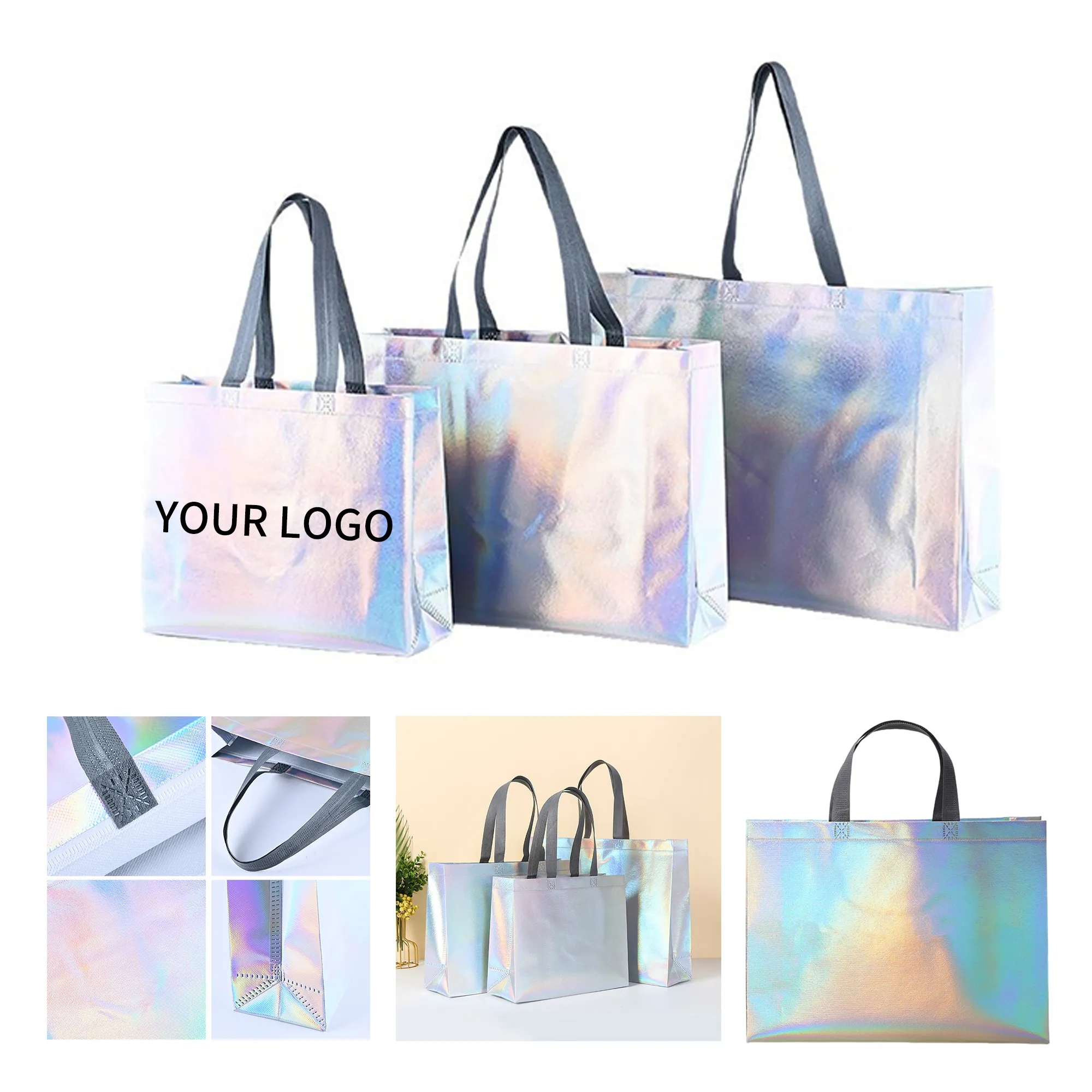 Holographic Tote Bag 15.7x11.8 1