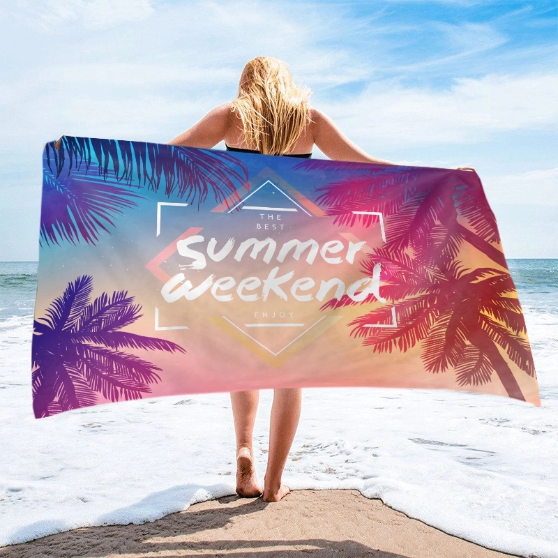 Micro Fiber Terry Loop Beach Towel 2