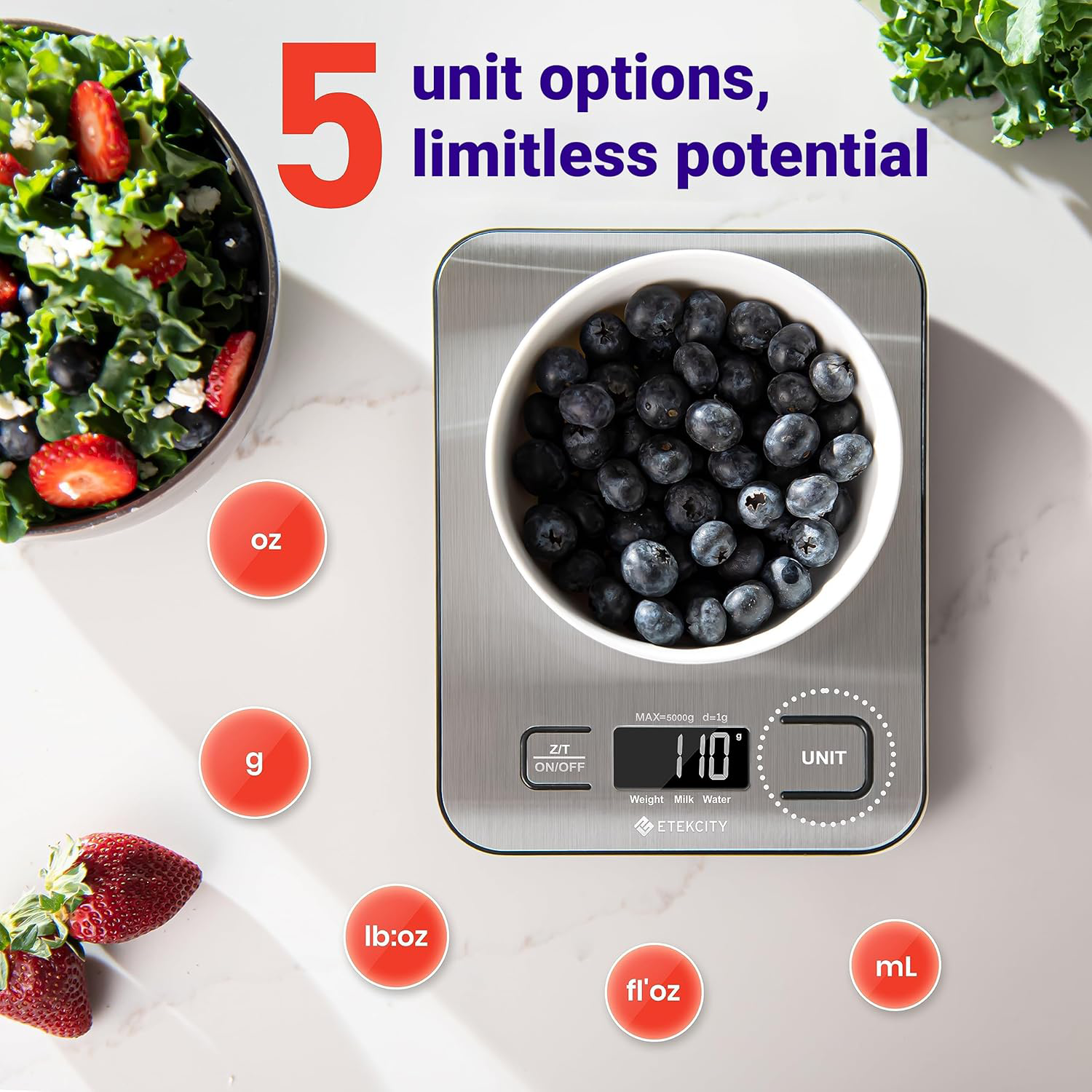 LED Smart Italian Pour-Over Coffee Scale w/ Auto-Timer 4