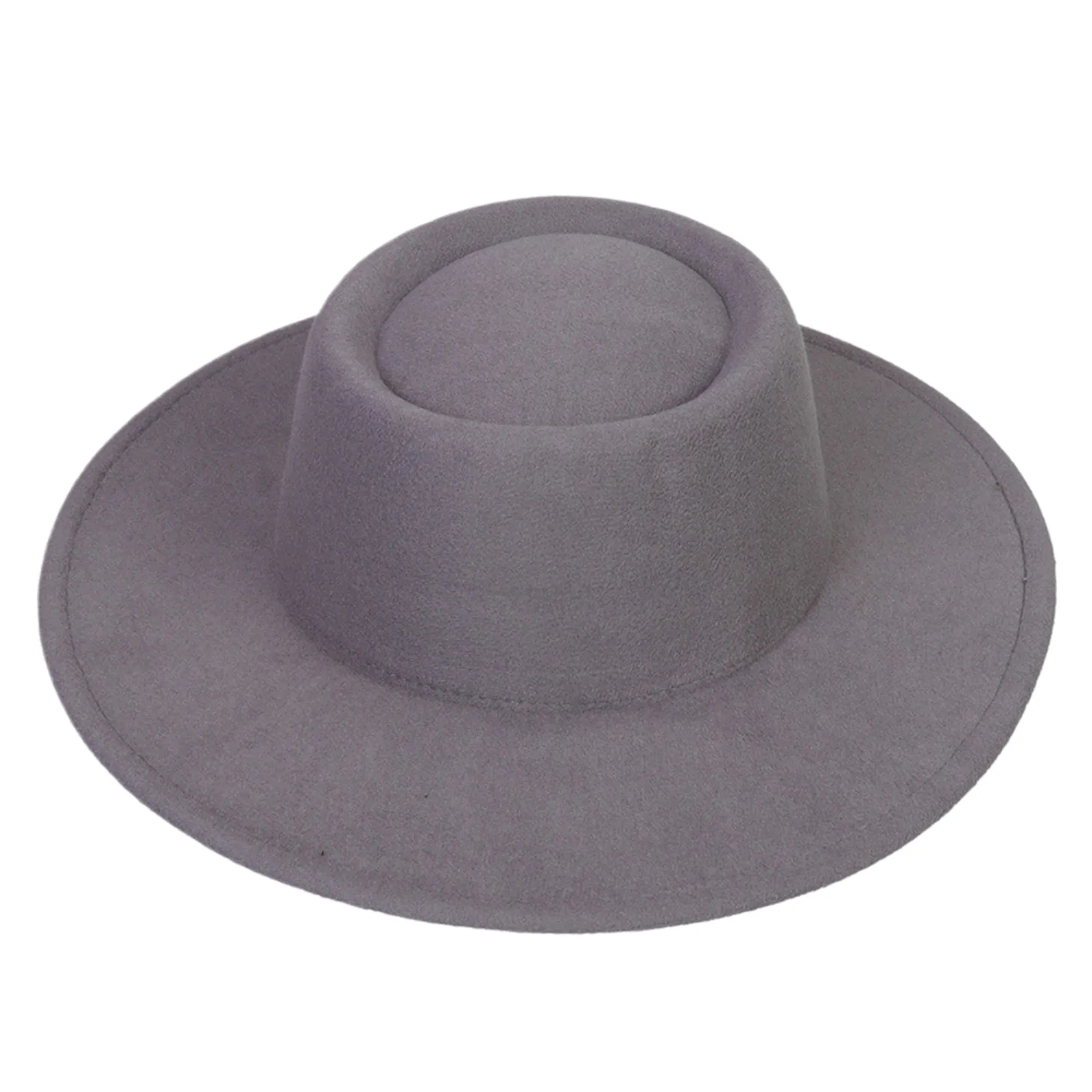 MOQ50 Wide Brim Vintage Fedora Hat 2