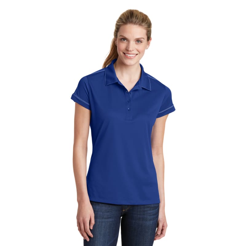 Sport-Tek Women's Contrast Stitch Micropique Sport-Wick Polo. 25