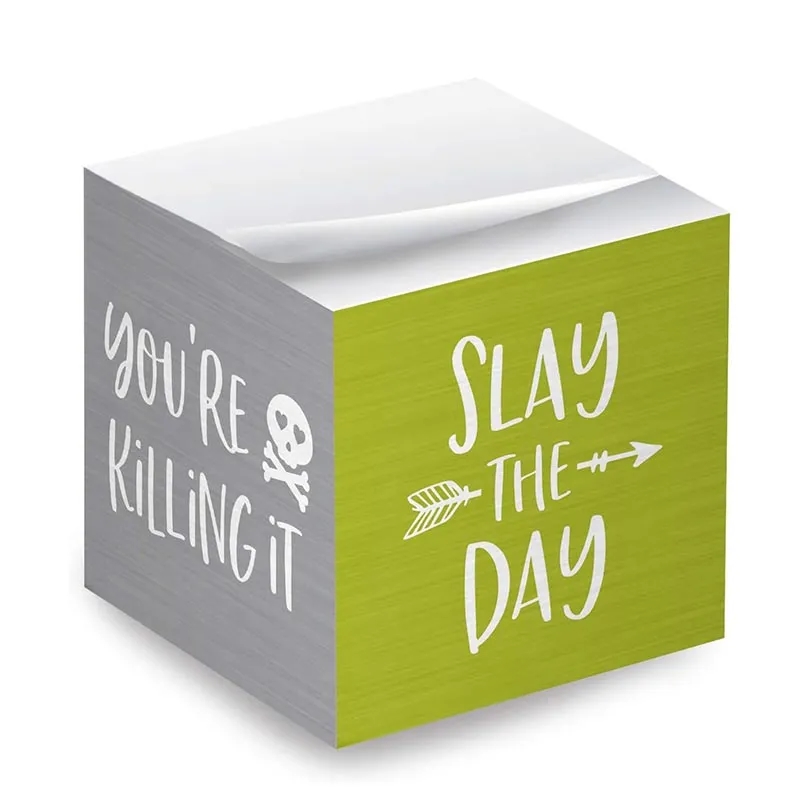 3" x 3" Adhesive Sticky Notepad Cube 500 Sheets 3