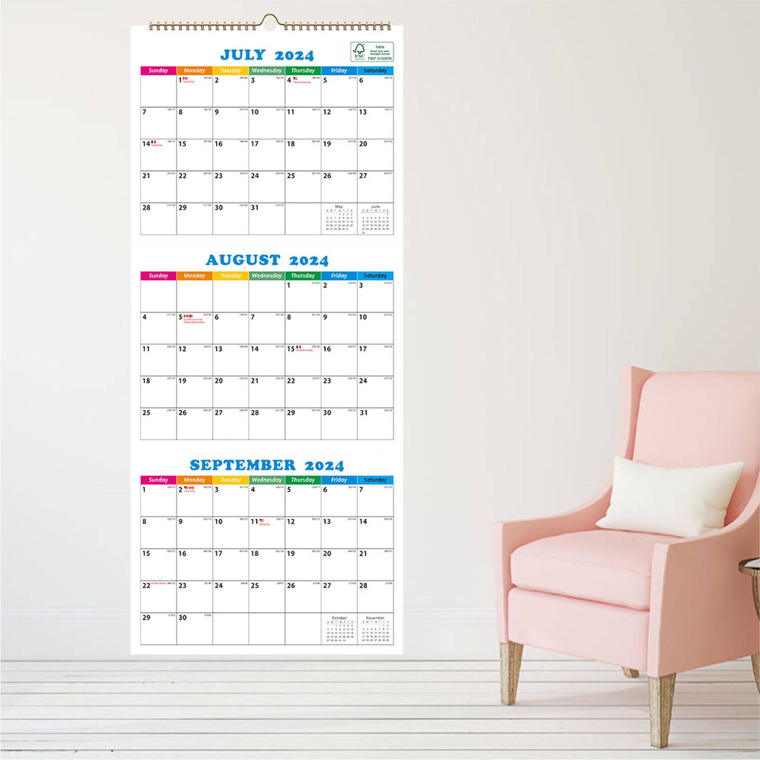 12 Sheet 3 Month Planner 2