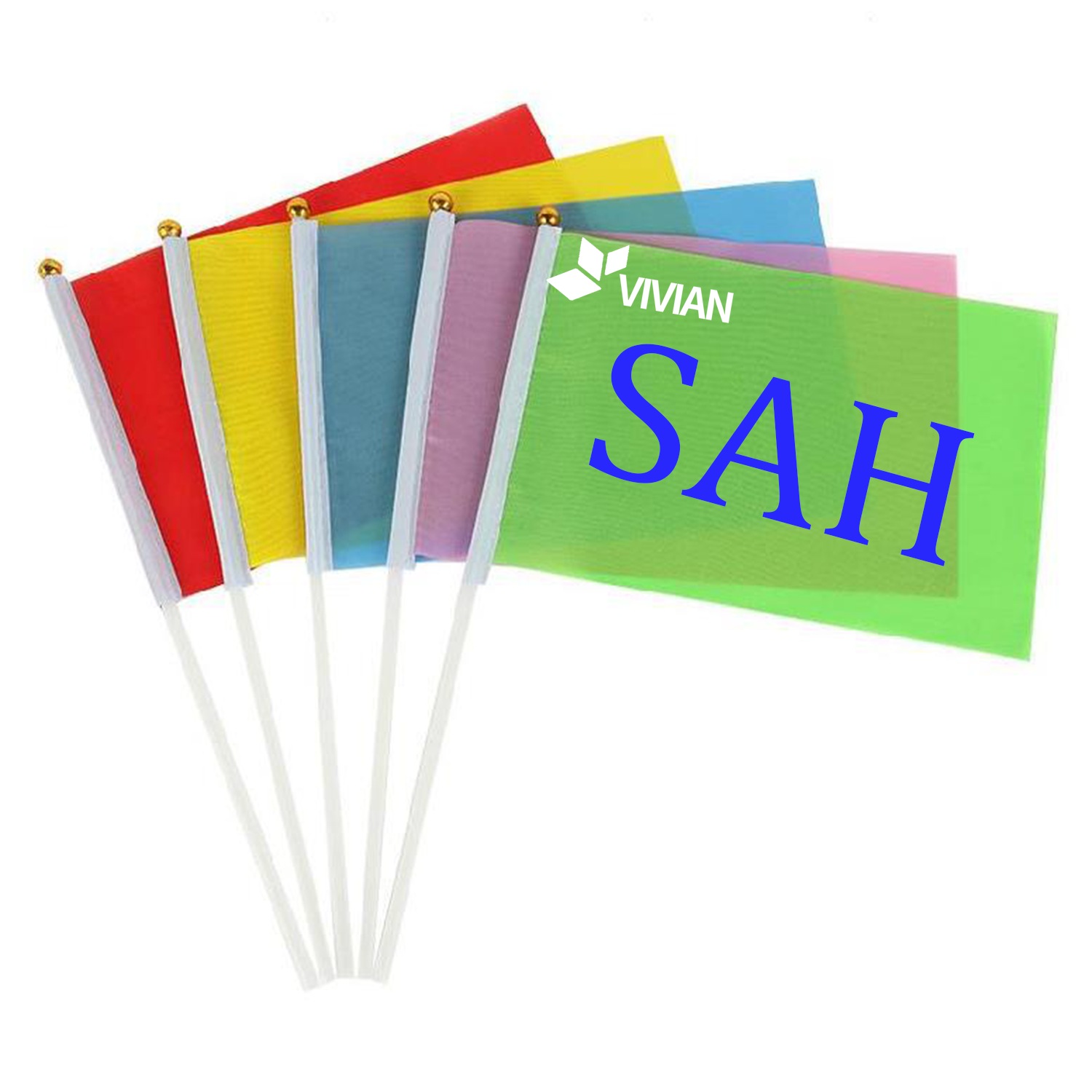 Customize Logo Hand Flag 2