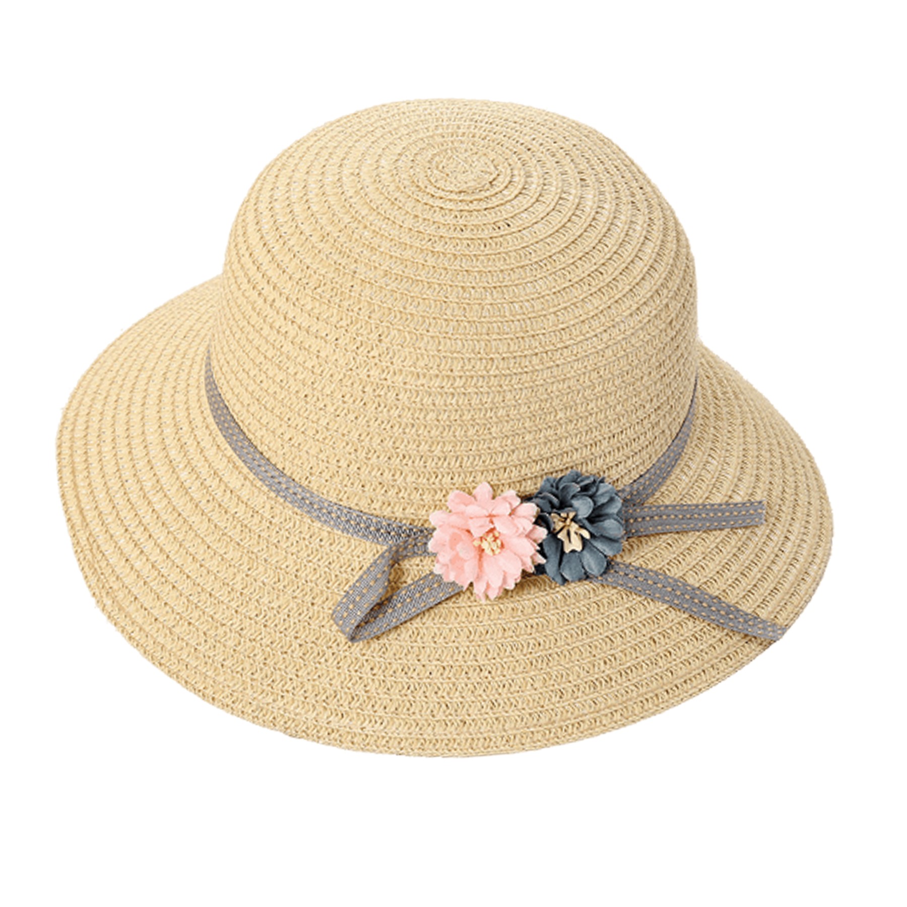 Women'S Flower Sun Protective Straw Hat 2