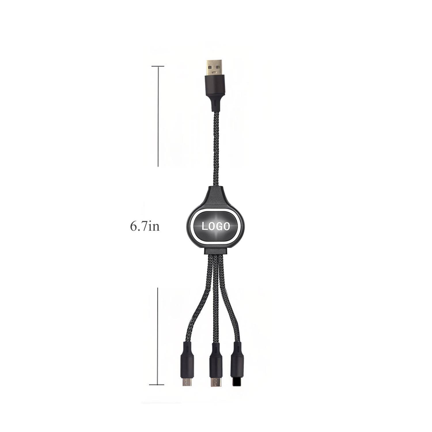 3 in 1 Multifunction Fast Charger Cable 3