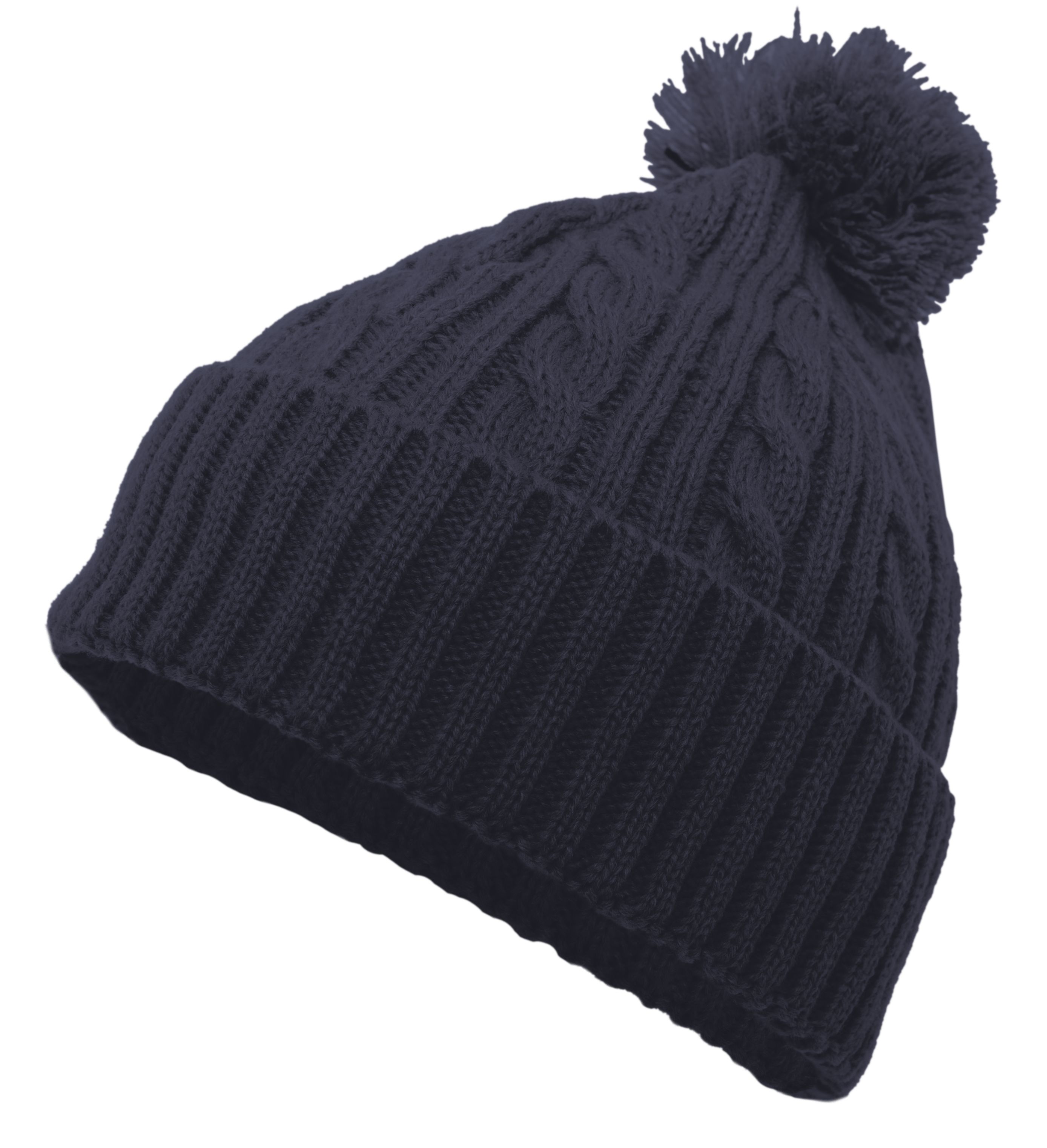 Cable Knit Pom-Pom Beanie 6