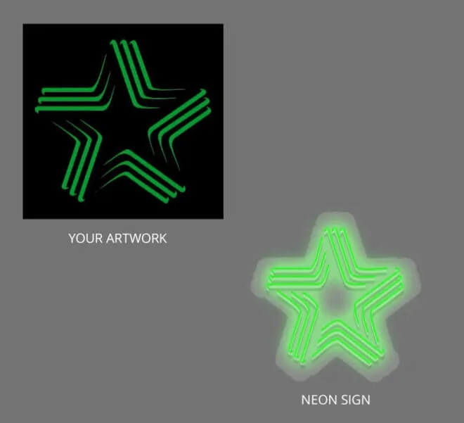 Custom Logo Neon Sign (1.5ft x 1.5ft) 5