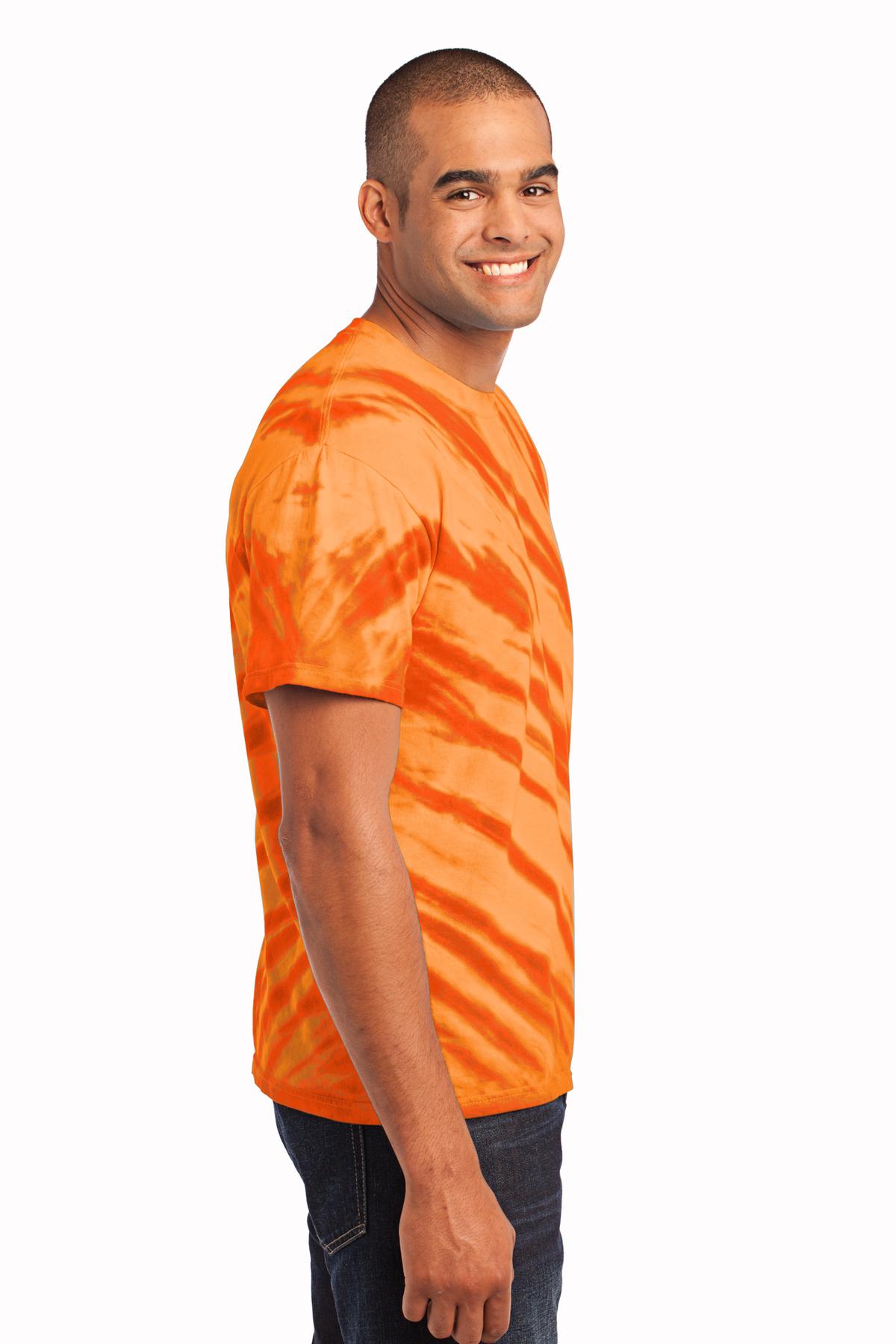 Port & Co Tiger Stripe Tie-Dye Tee. PC148 29