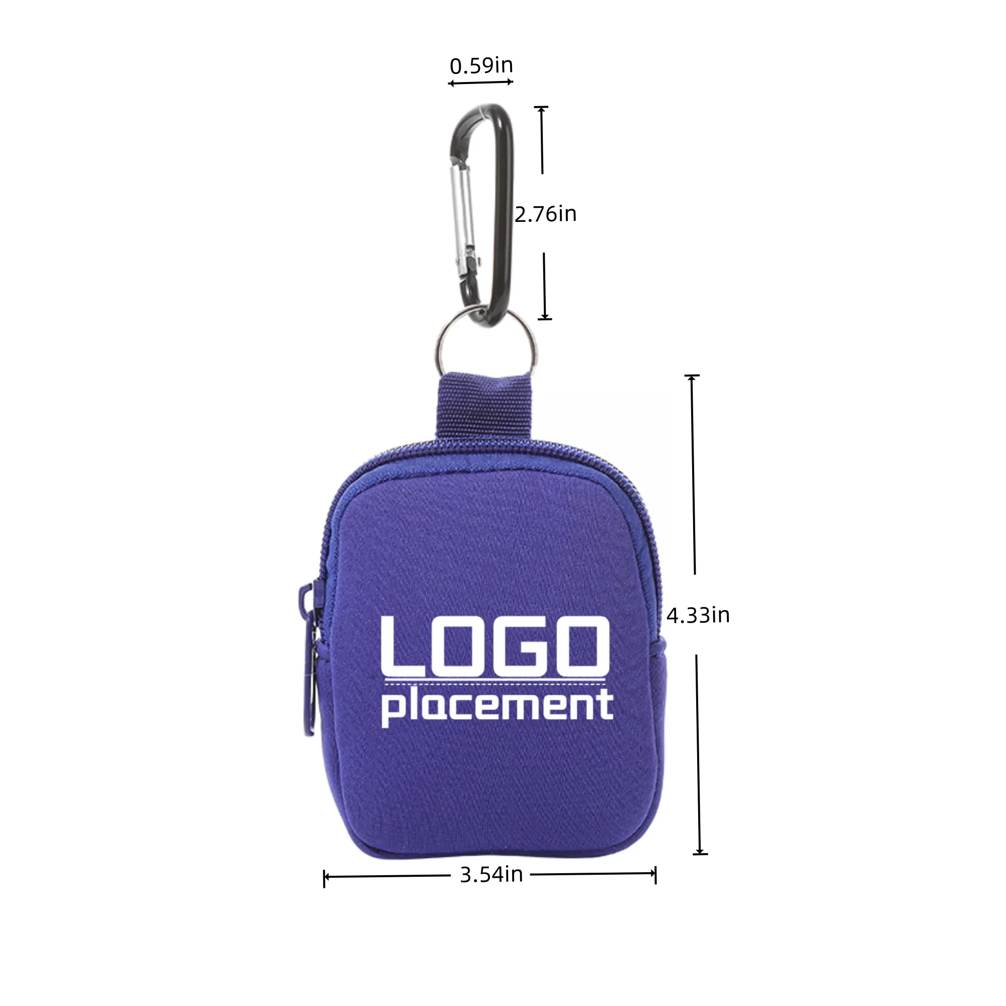 Mini Portable Neoprene Coin Purse Small Storage Bag 4