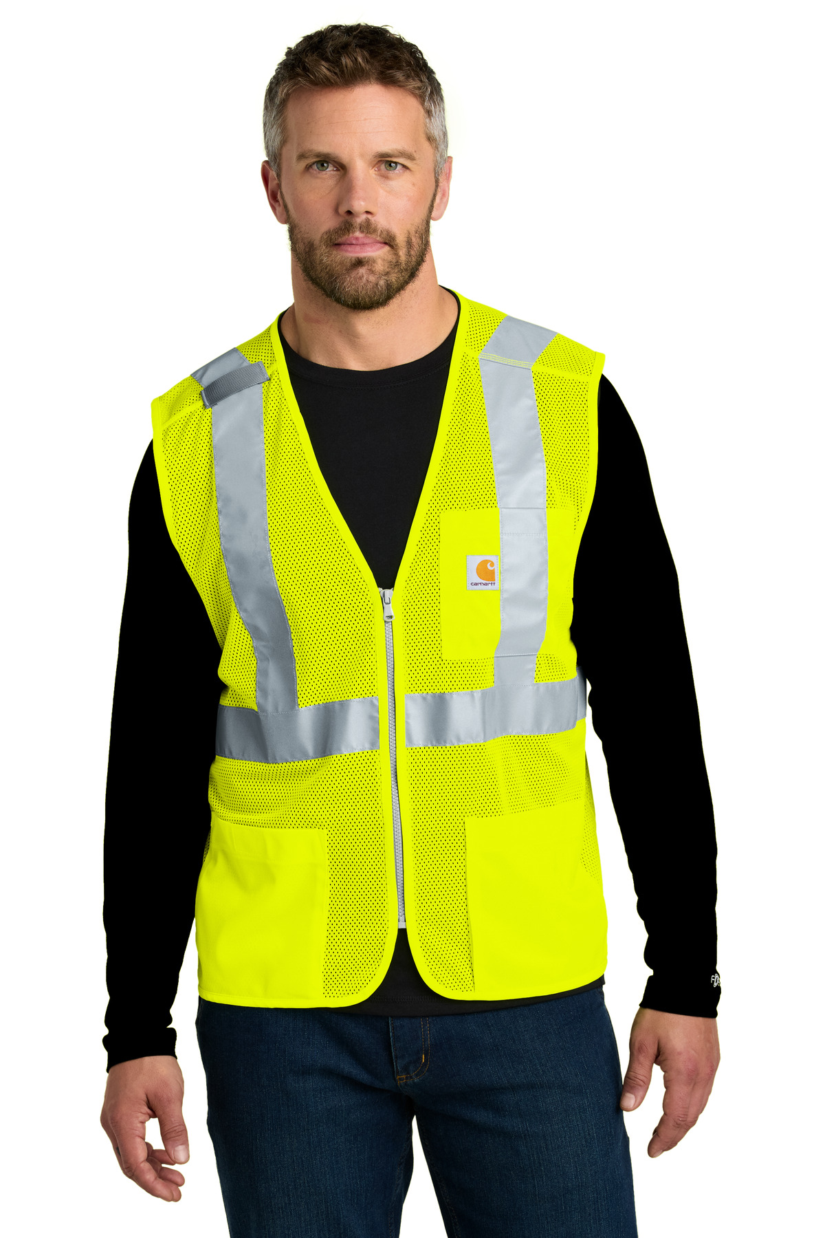 Carhartt ANSI Class 2 Mesh Zip-Front Vest CT106171 6