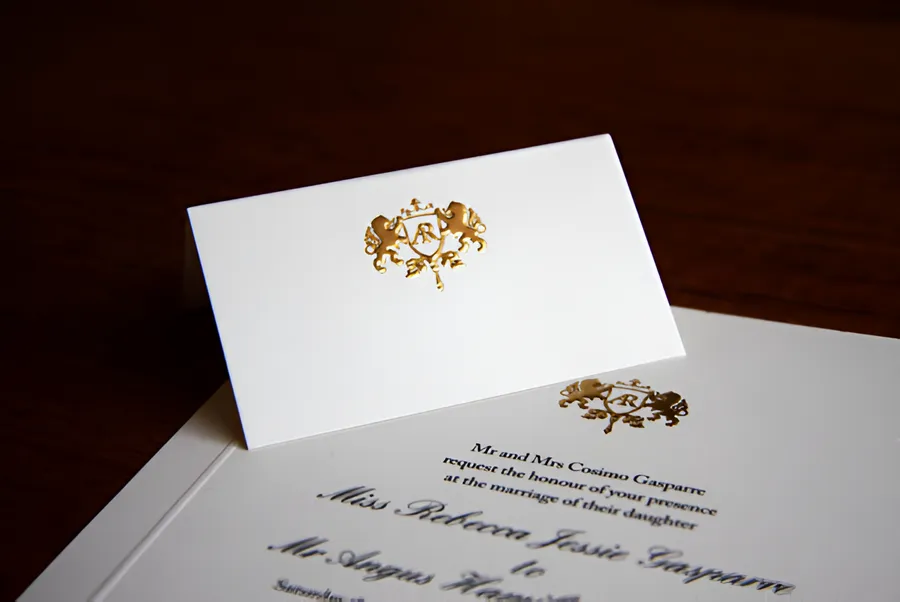 Color Foil Stamped Brochure 7