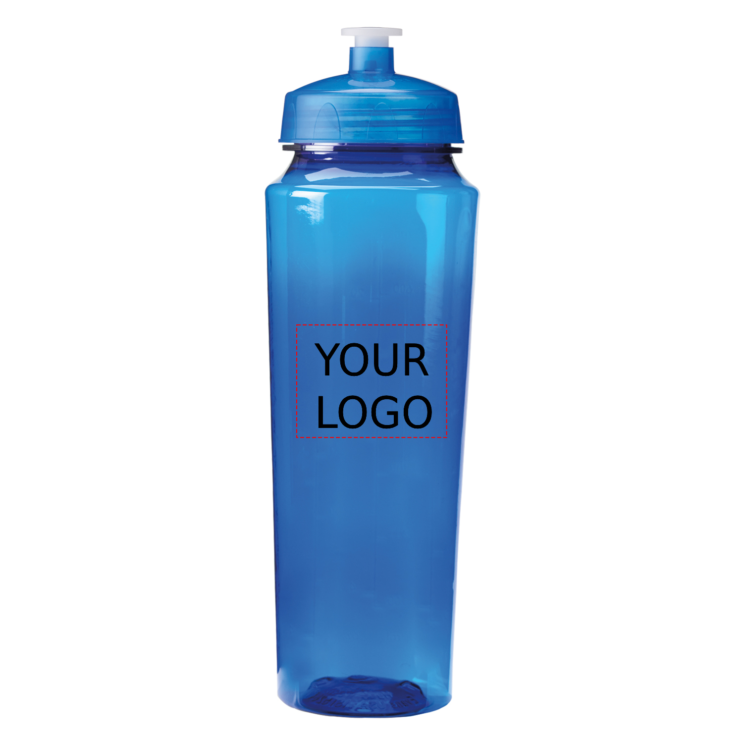 Push Pull Lid Measurement Sports Bottle, 24 oz. 8