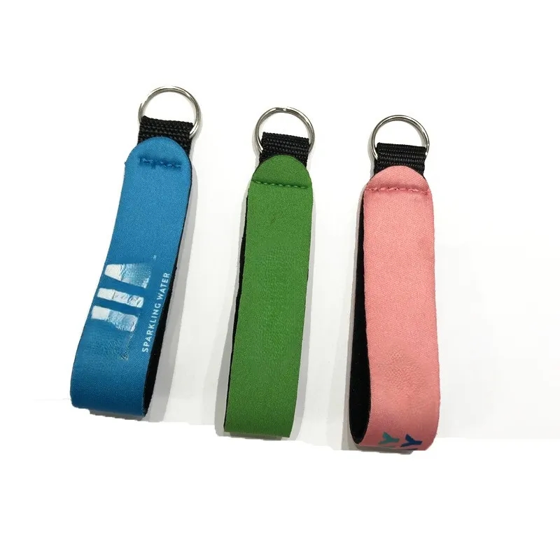 Floating Neoprene Keychain Waterproof Buoyant Key Ring 7