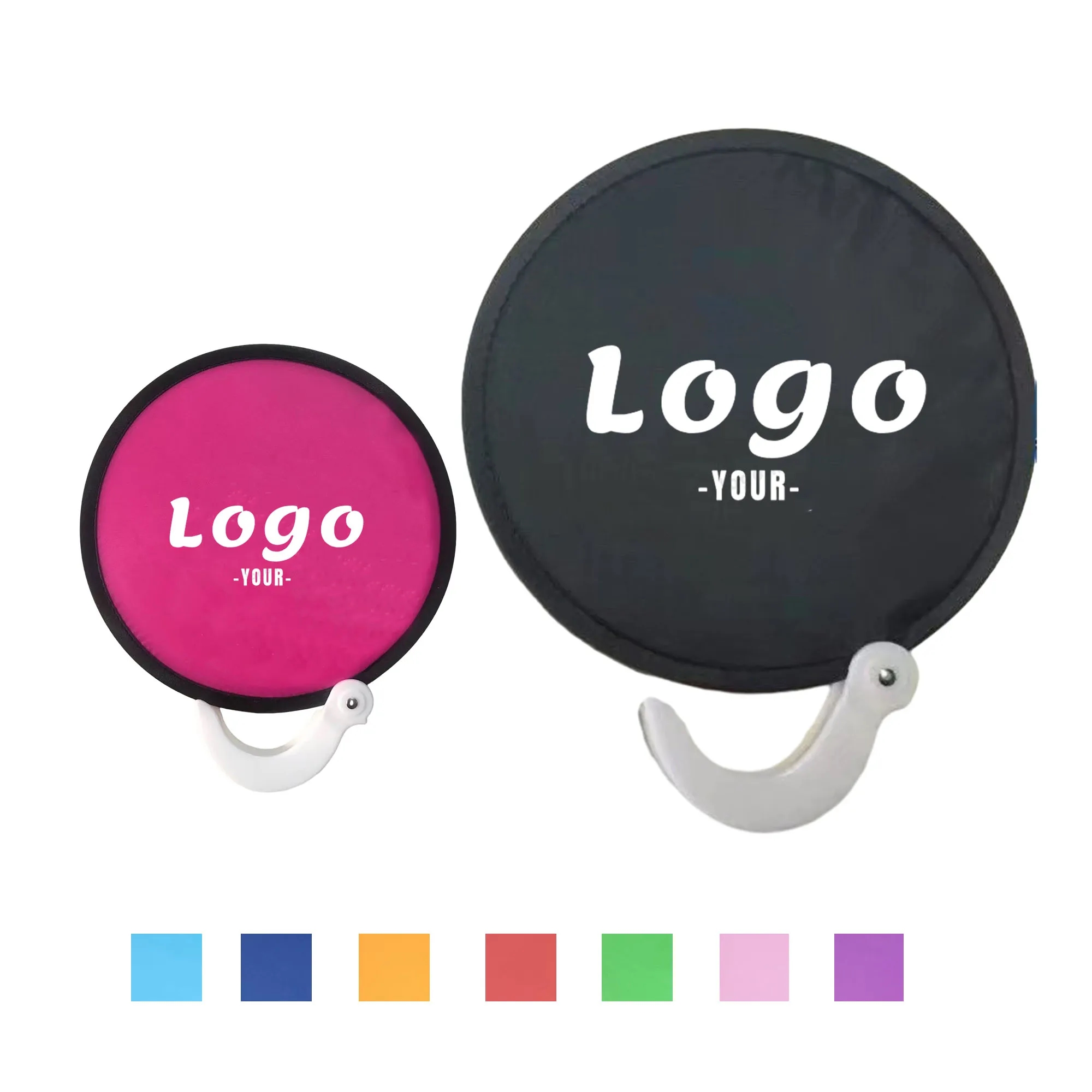 Handheld Foldable Round Nylon Fan