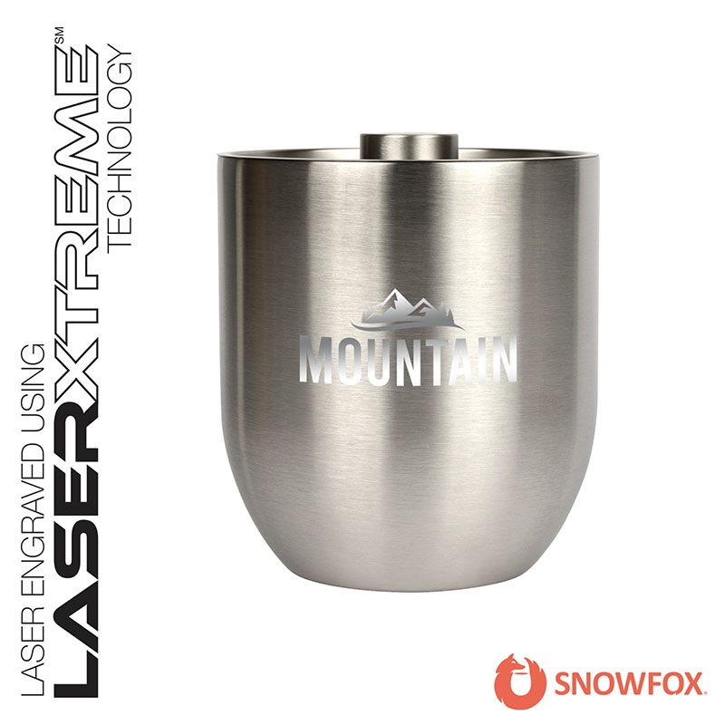 Snowfox® 3L Double Wall Stainless Steel, Vacuum Insulated Ice Bucket 30