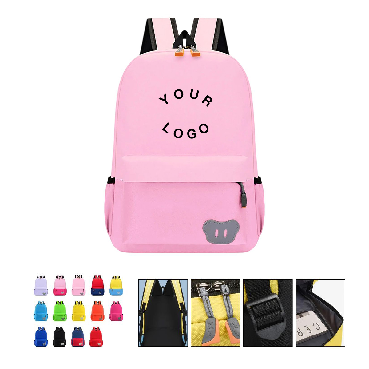 Durable Student Backpack with Handle and Reflective 2
