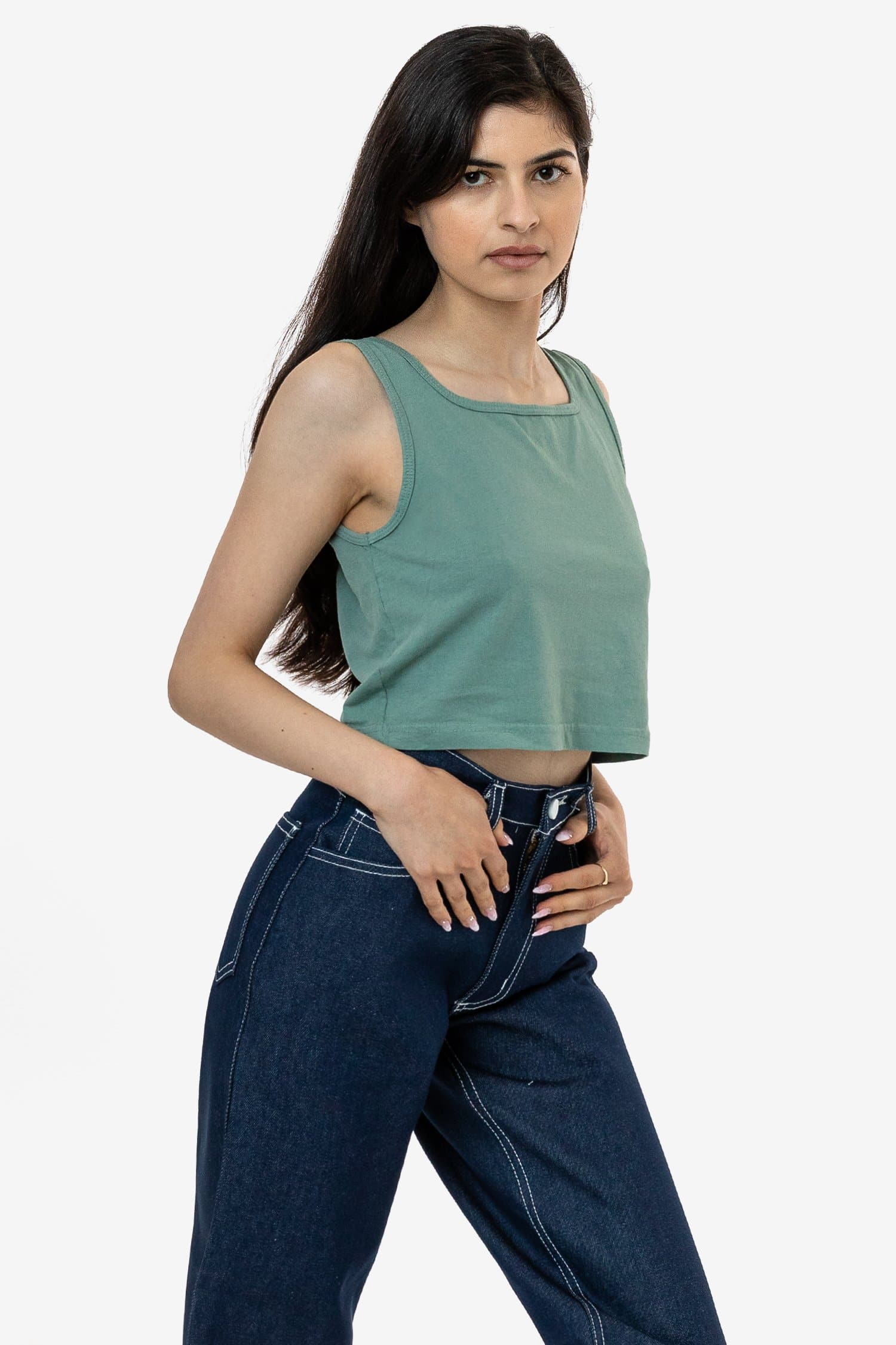 18/1 CROP TANK GRMNT DYE 5