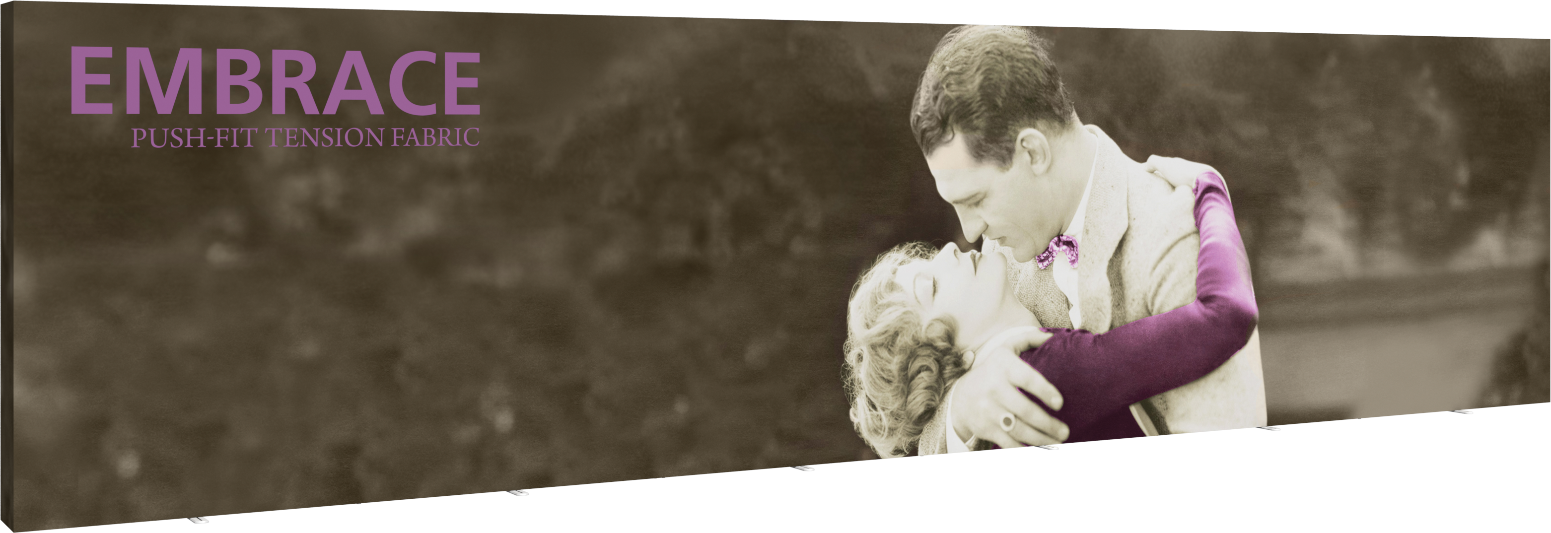 Embrace 30ft. Inline Full Height Display W/ Fitted Graphic