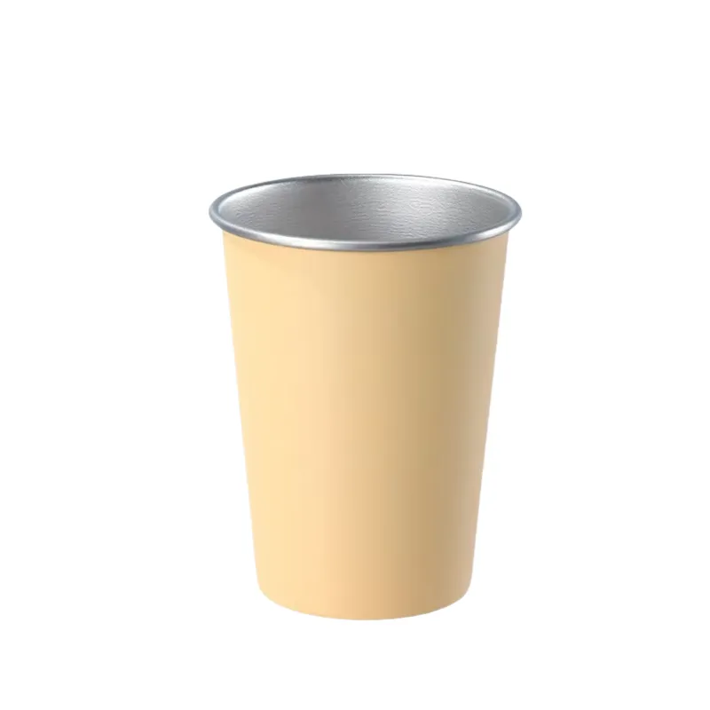 12oz Stainless Steel Cups Stackable Metal Drinking Glasses 8