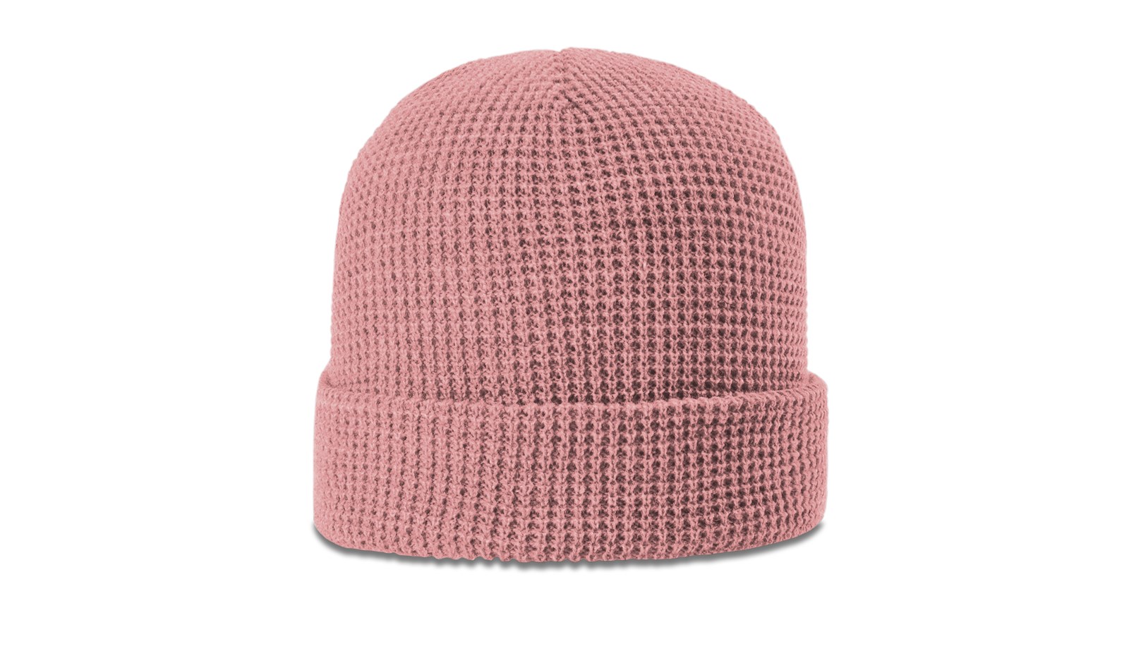 Waffle Knit Beanie with Cuff 6