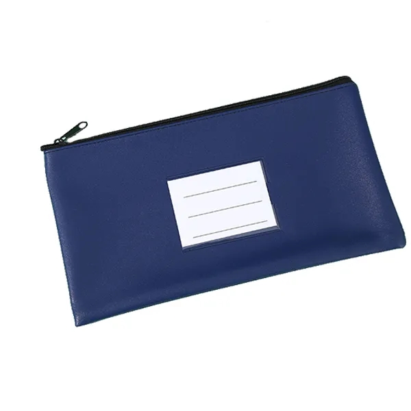 Vinyl Custom Bank Bag - 11"w x 6"h 12