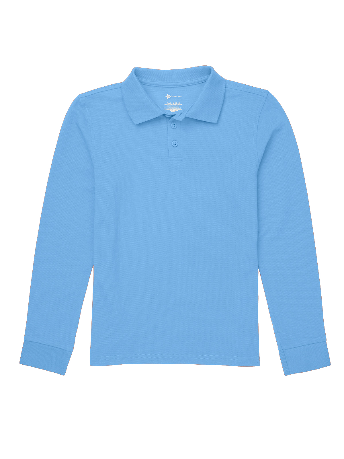 Classroom Uniforms - Unisex Long Sleeve Pique Polo
