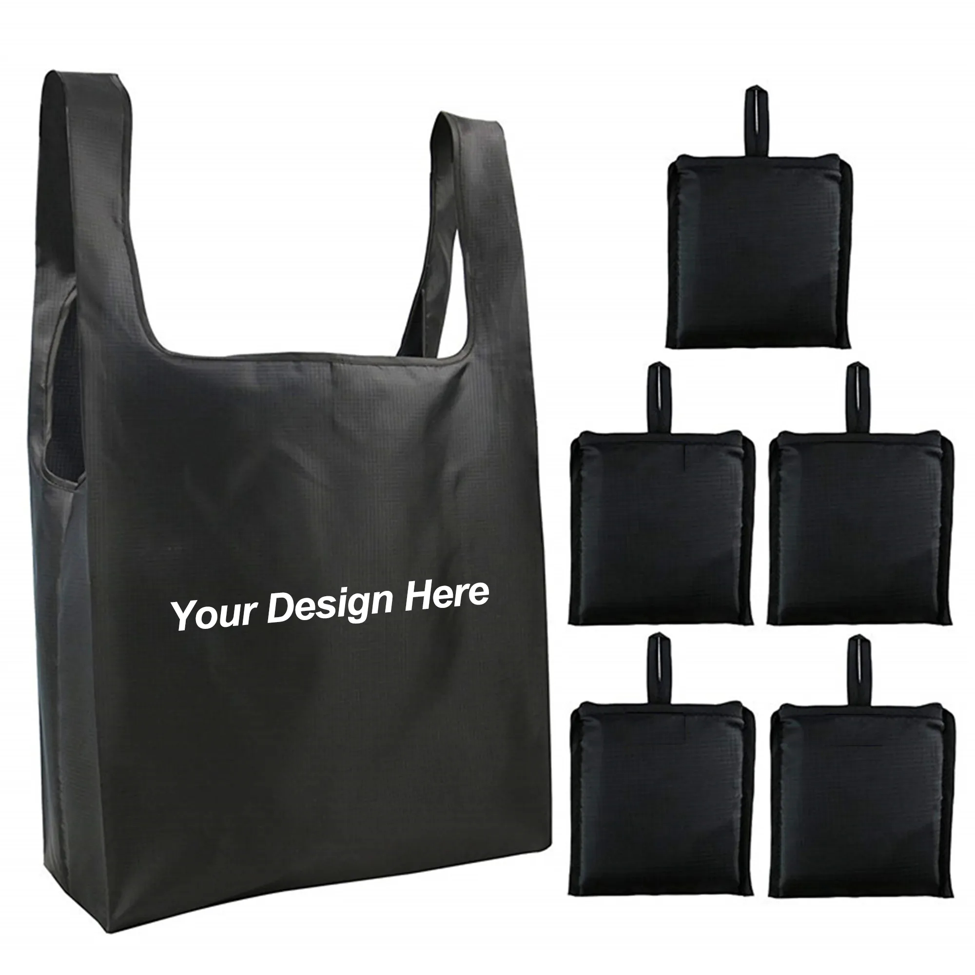 Foldable Tote Bag, custom tote bag with logo imprint 6