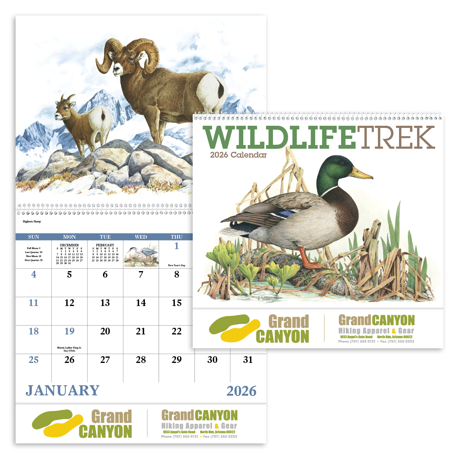 Good Value™ Wildlife Trek - Spiral Calendar 33