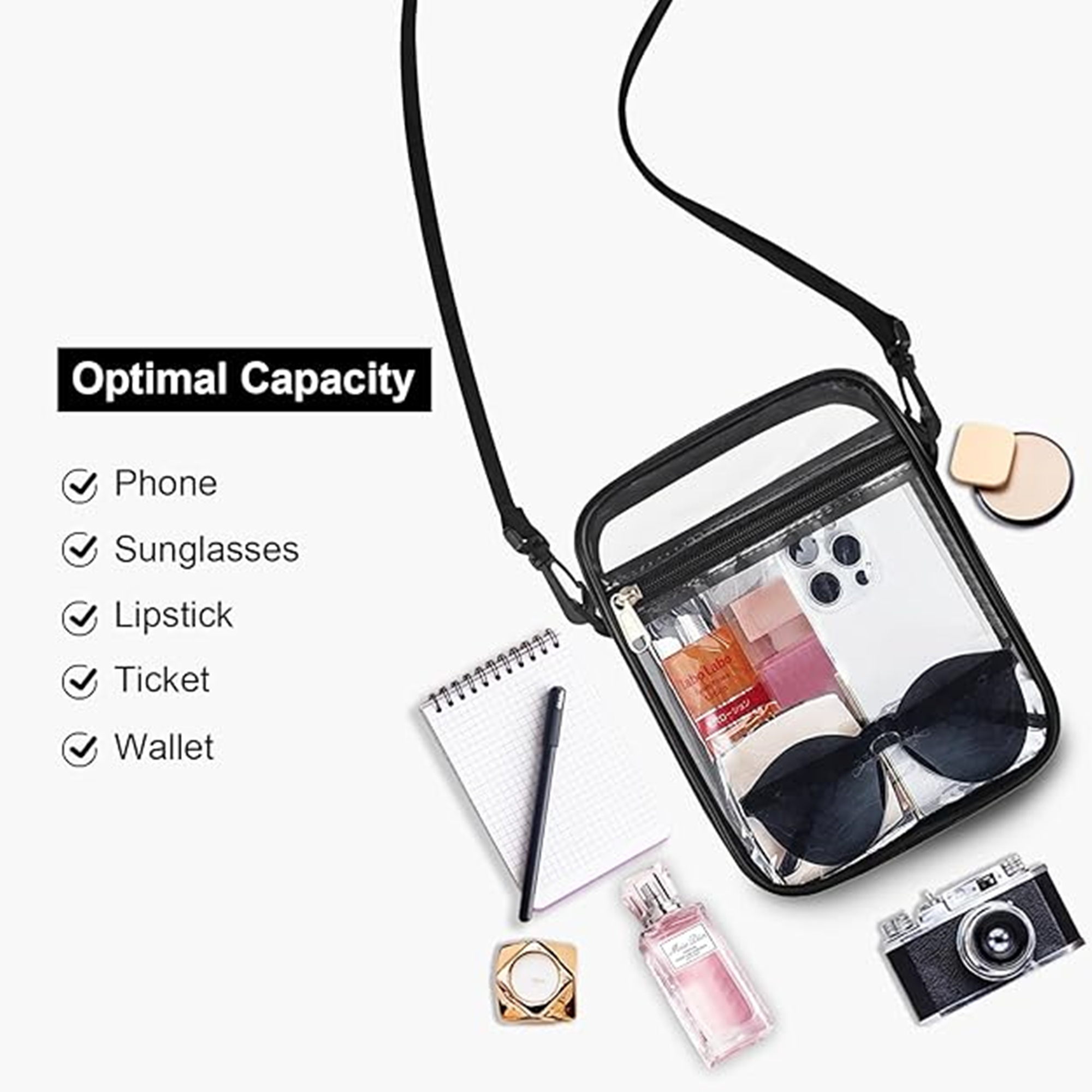 Clear Messenger Bag 1