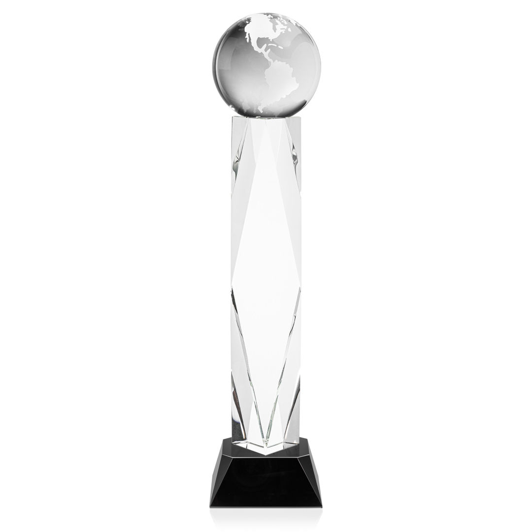 Globe Award on Toscana Base - Black 12