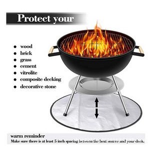 Protector Round Fire Pit Grill Mat 3