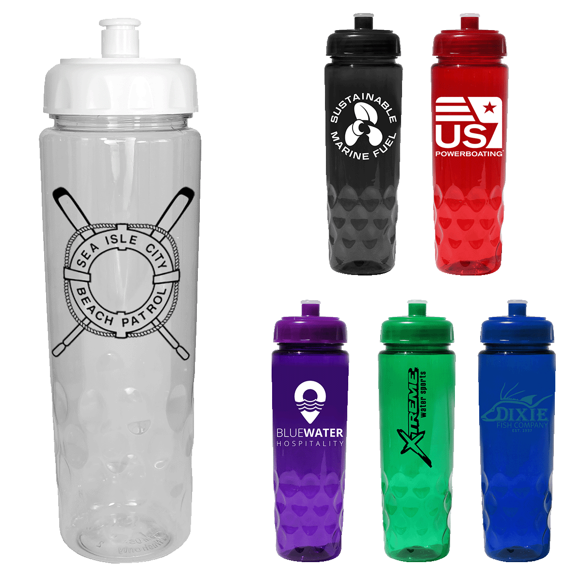 RECYCLED PET - 24 oz. Bottle with Push 'n Pull Cap 11