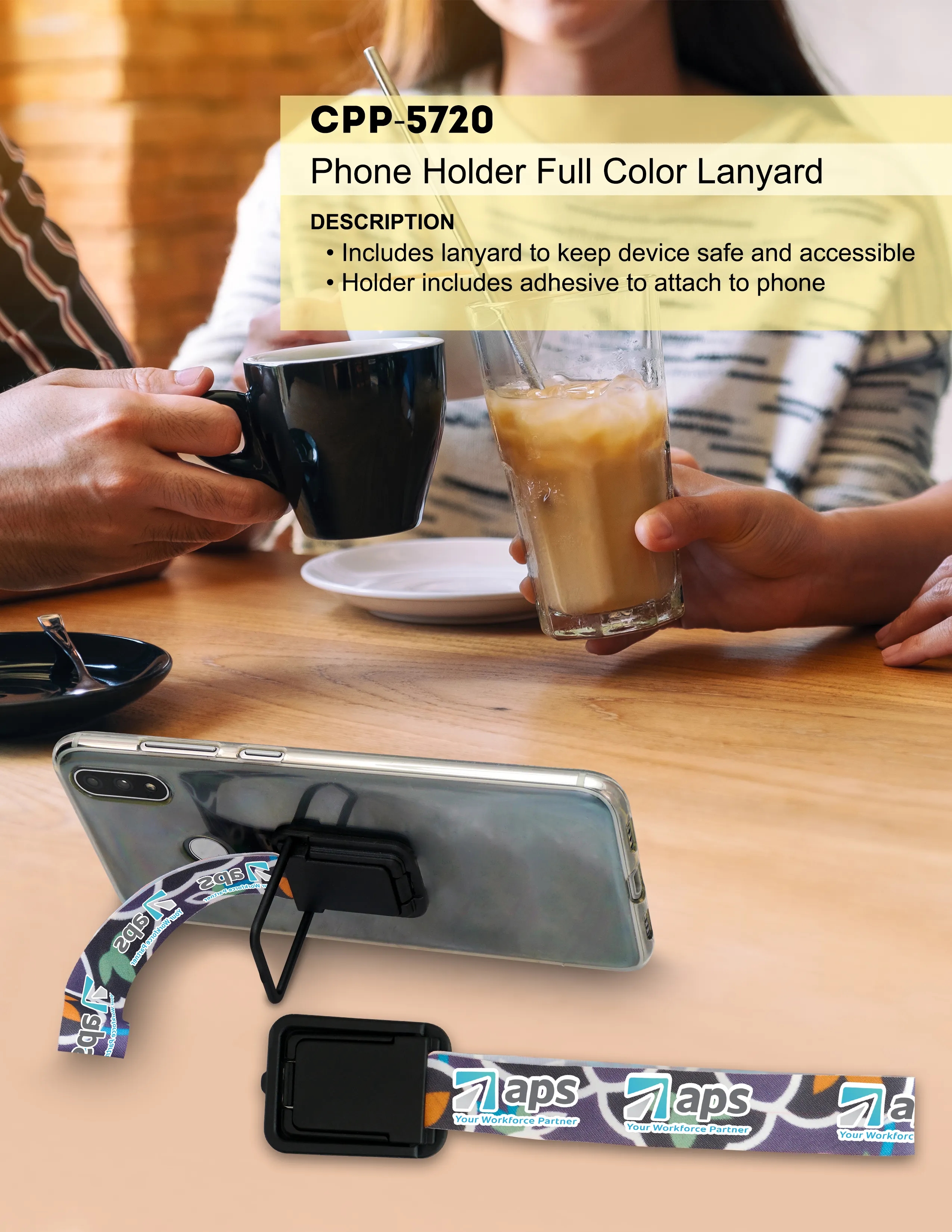 Phone Holder Full Color Lanyard 5