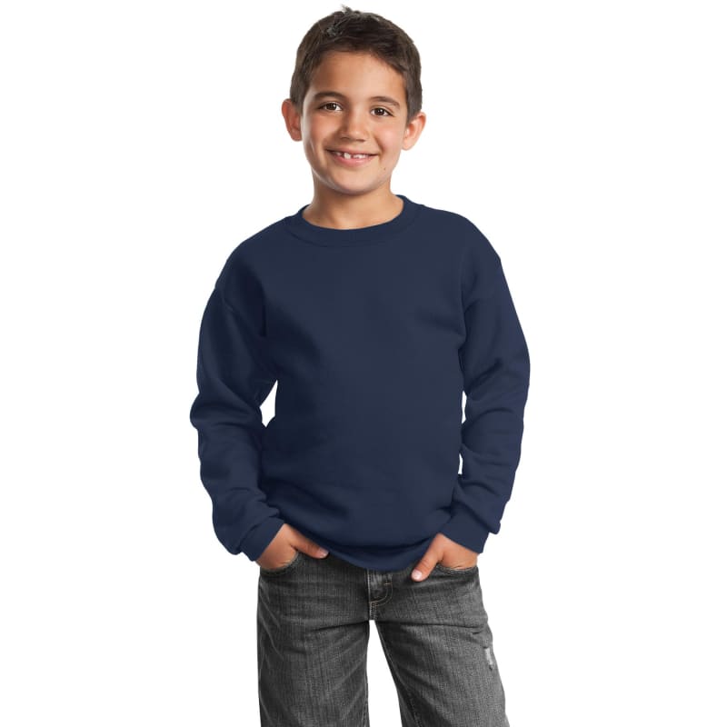 Port & Company Youth Core Fleece Crewneck Sweatshirt. 41