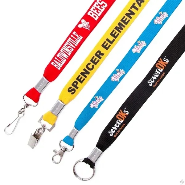 Custom Sublimation Lanyards Badge Holder 4