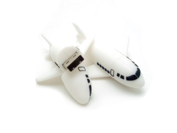 8GB PVC Airplane USB Drive 2