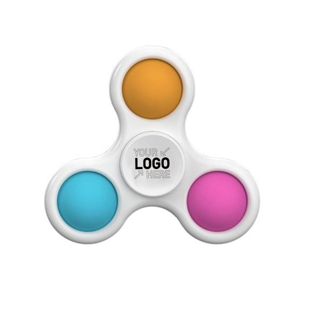 Fidget spinner with bubble stress Reliever 1
