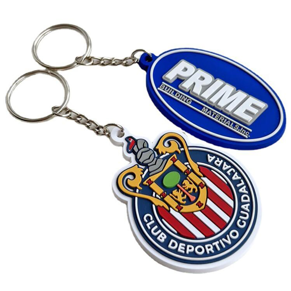 Custom 2D PVC Keychain 2