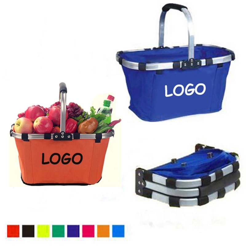 Promotional folding basket portable shopping 2