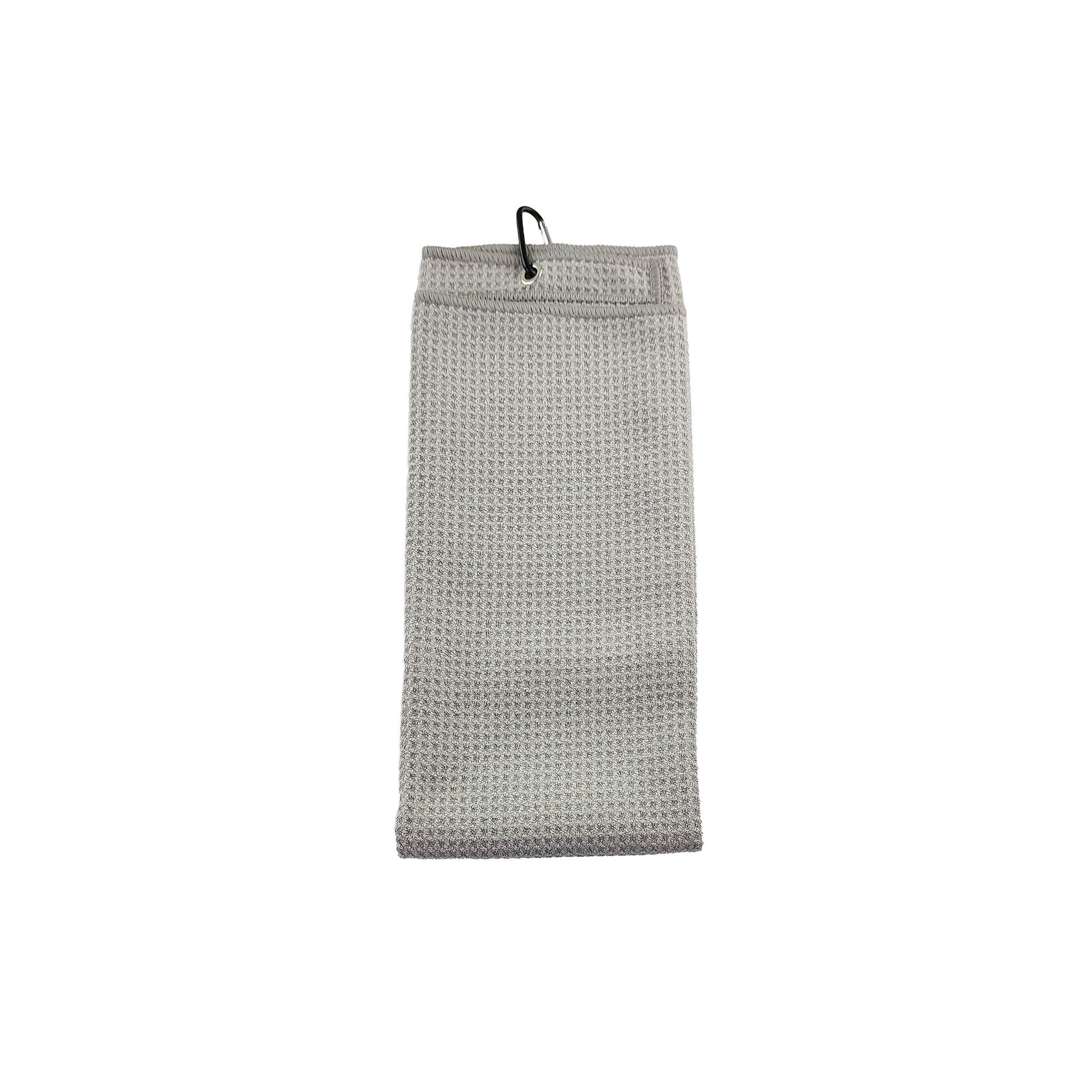 Microfiber Waffle Golf Towel 12" Square With Clip 5