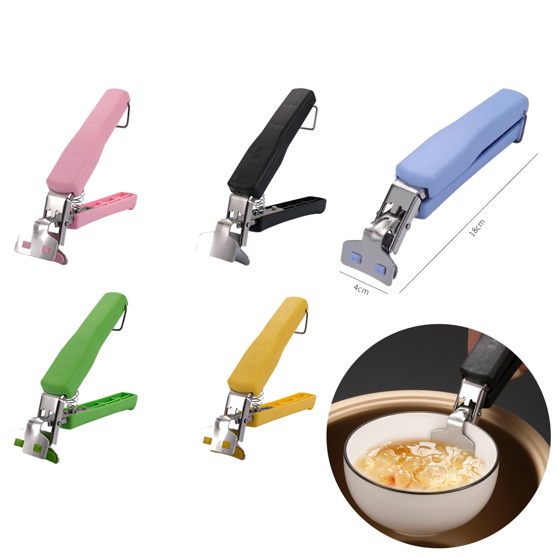 Silicone Bowl with Dish Clip 2