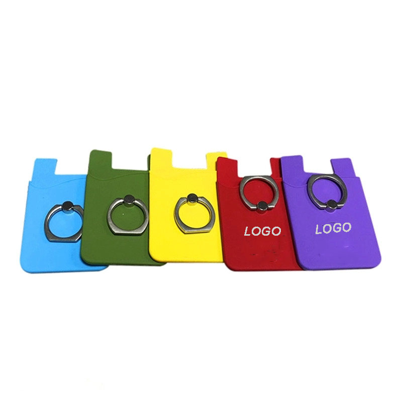 Silicone Phone Wallet With Ring 2