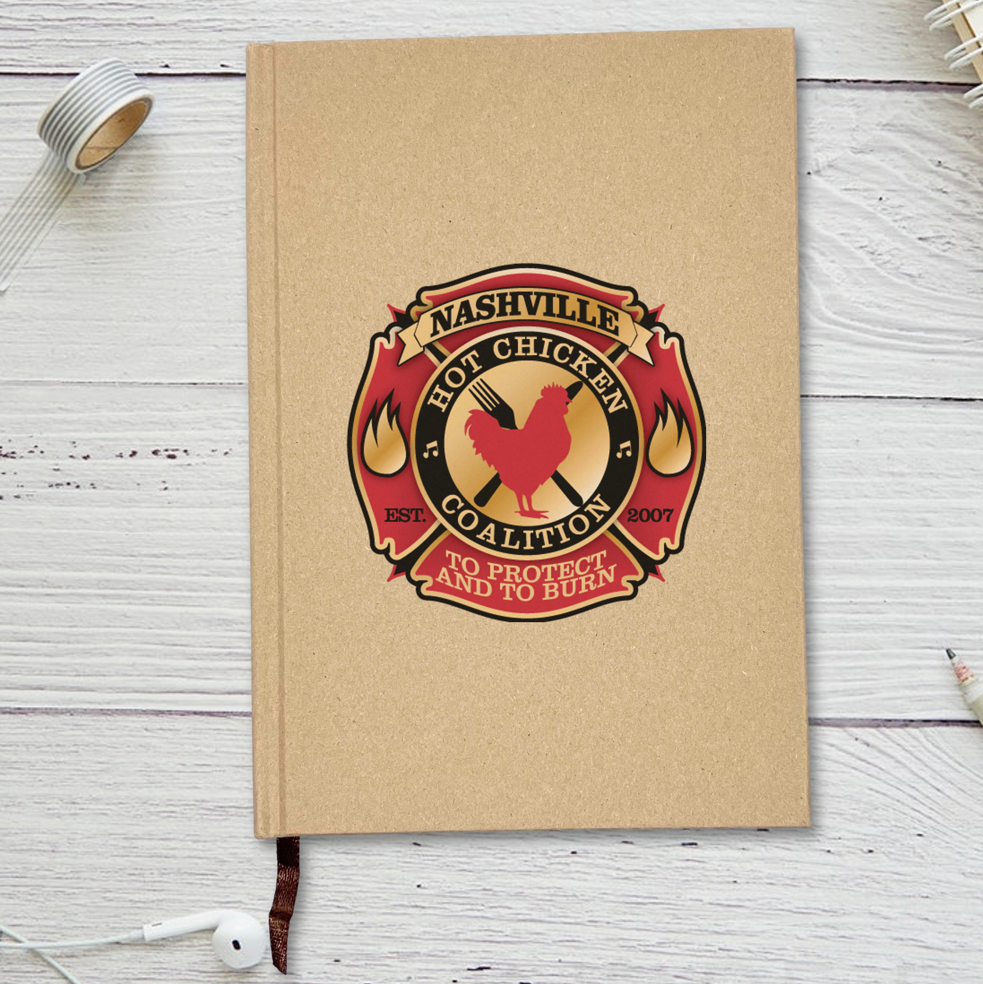 Hard Cover Kraft Paper Journal 13